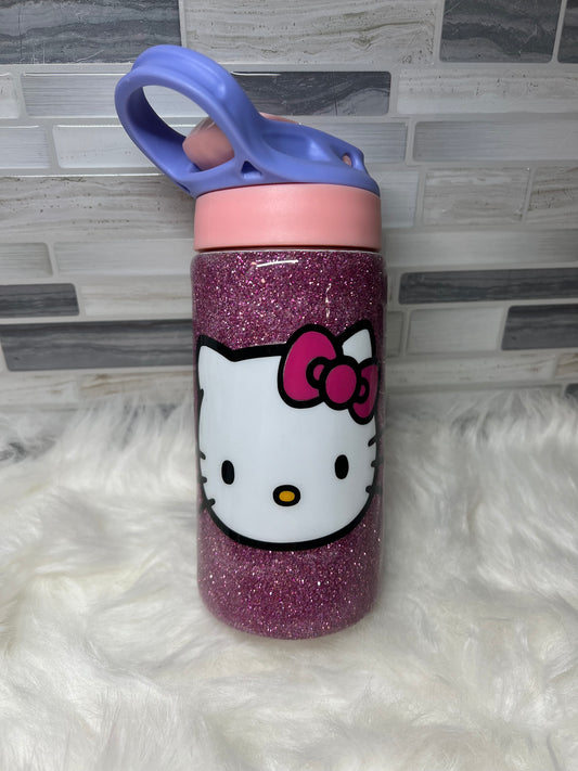 164. Kitty 12oz Kids Tumbler