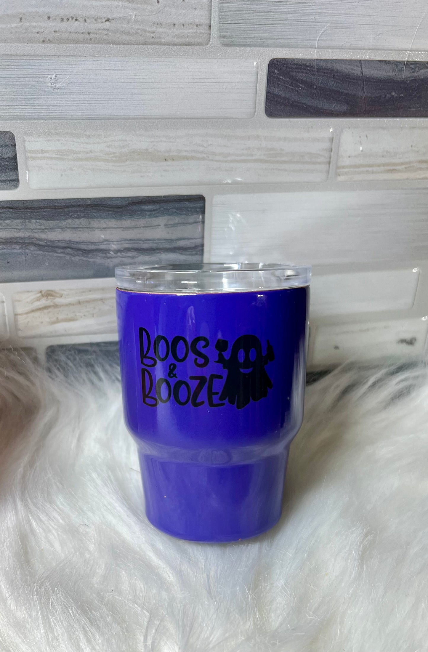 186. 2oz Sub. Purple "Boos & Booze" Mini Tumblers Shot Glass