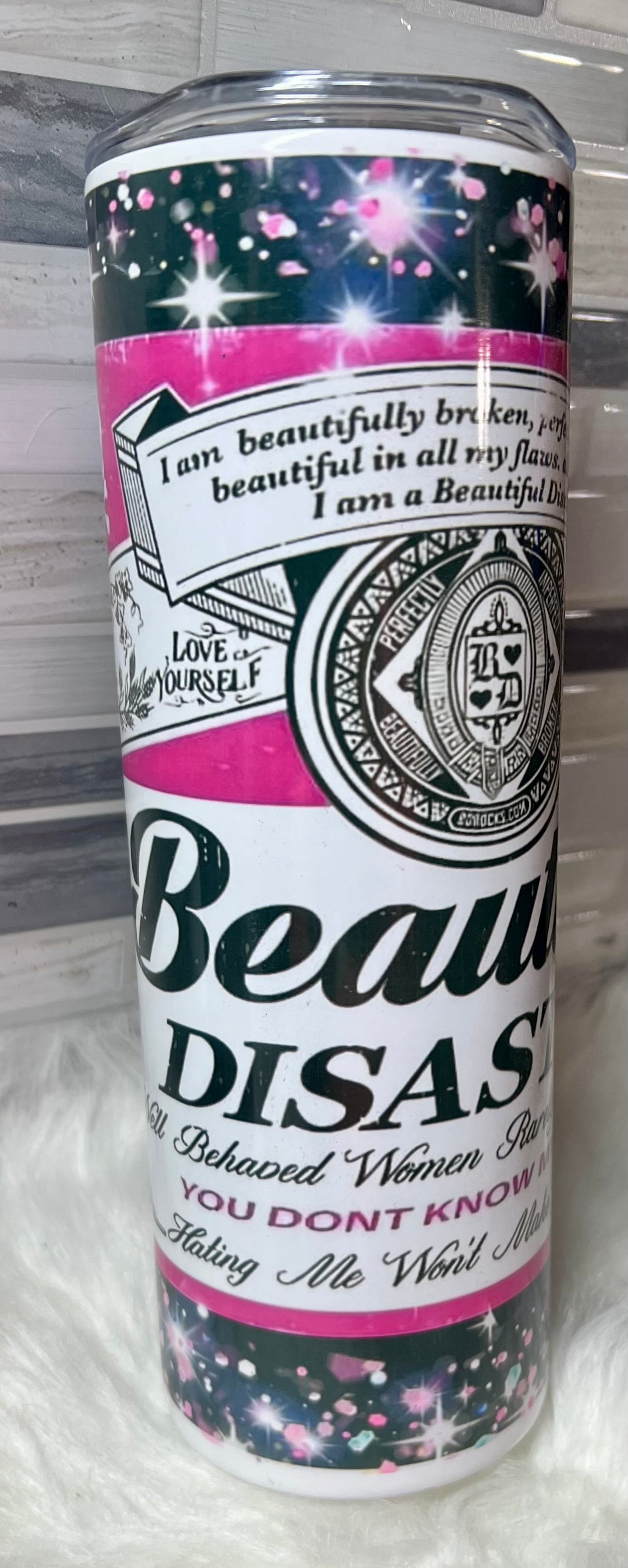 257. "Beautiful Disaster" Sub. 20oz Tumbler